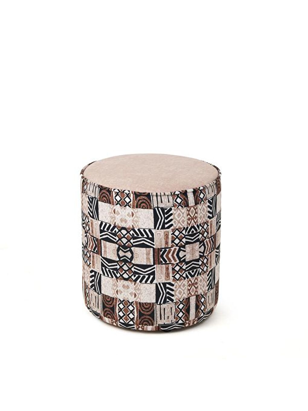 Karışık Lidya Puf - Renkli-3