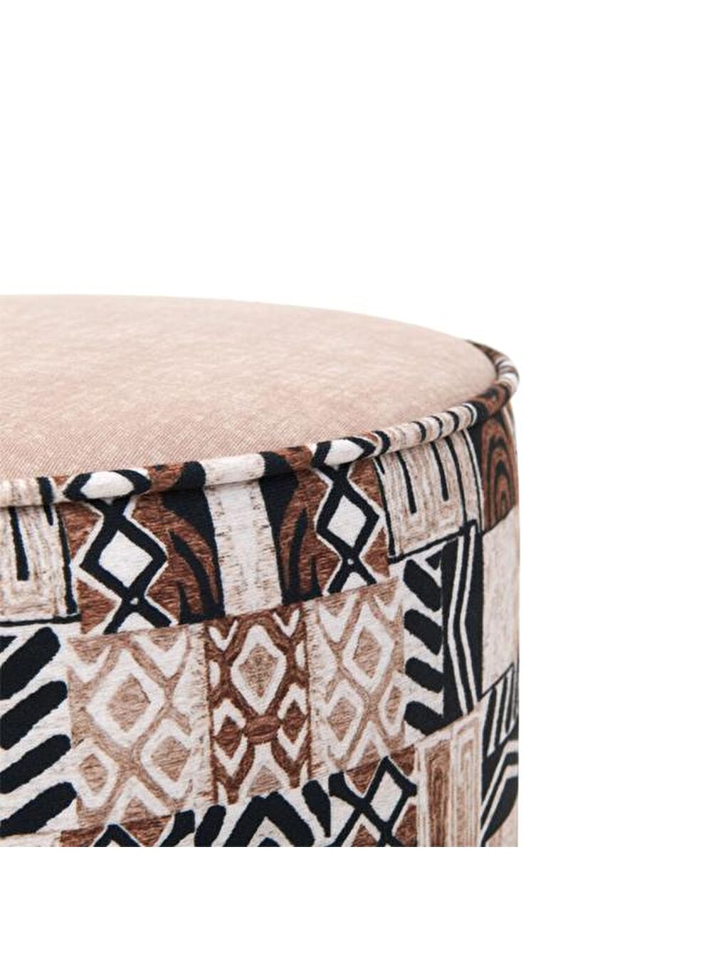 Karışık Lidya Puf - Renkli-5