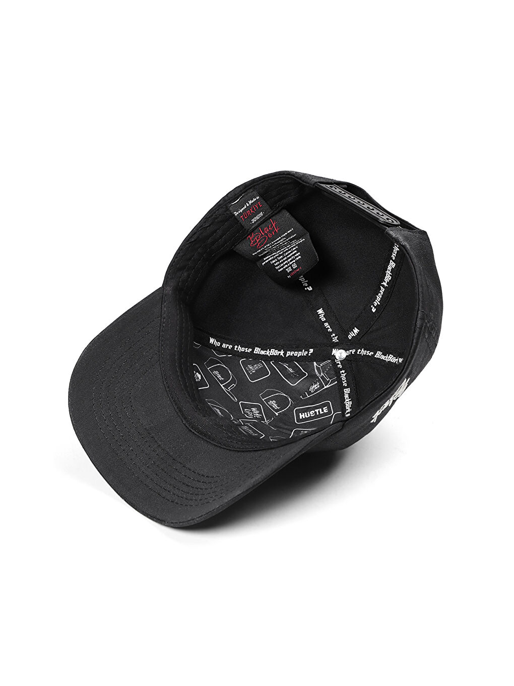 V1 Baseball Six Aslan - 1 Kod Logolu Unisex Siyah Şapka (CAP)-2