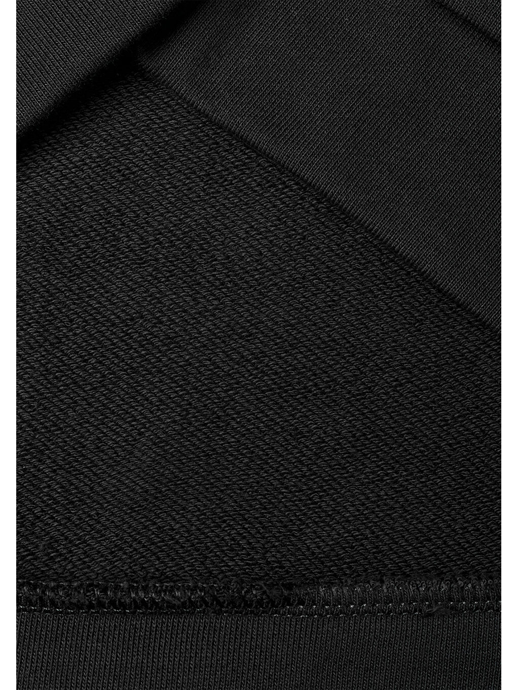 Kadın Siyah Logo Baskı Detaylı Kapüşonlu Relax Fit Sweatshirt-4