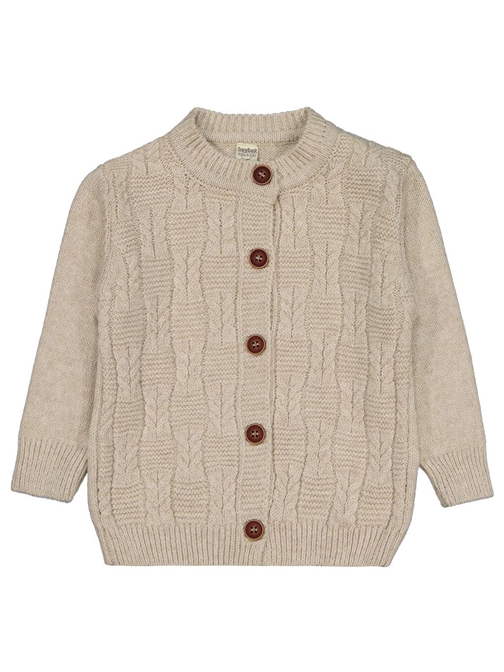 Beybek Hırkalı Slopet 3-12 Ay Takım  - Bej 12-18 Ay-3