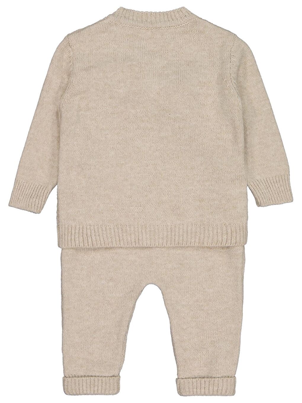 Beybek Hırkalı Slopet 3-12 Ay Takım  - Bej 12-18 Ay-4
