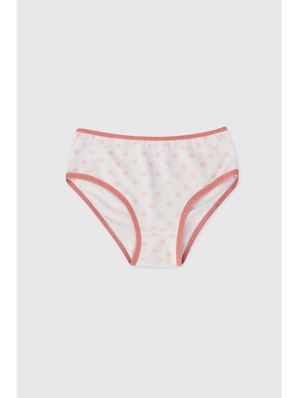 Kız Çocuk Pembe 3'lü Slip Çamaşır-1