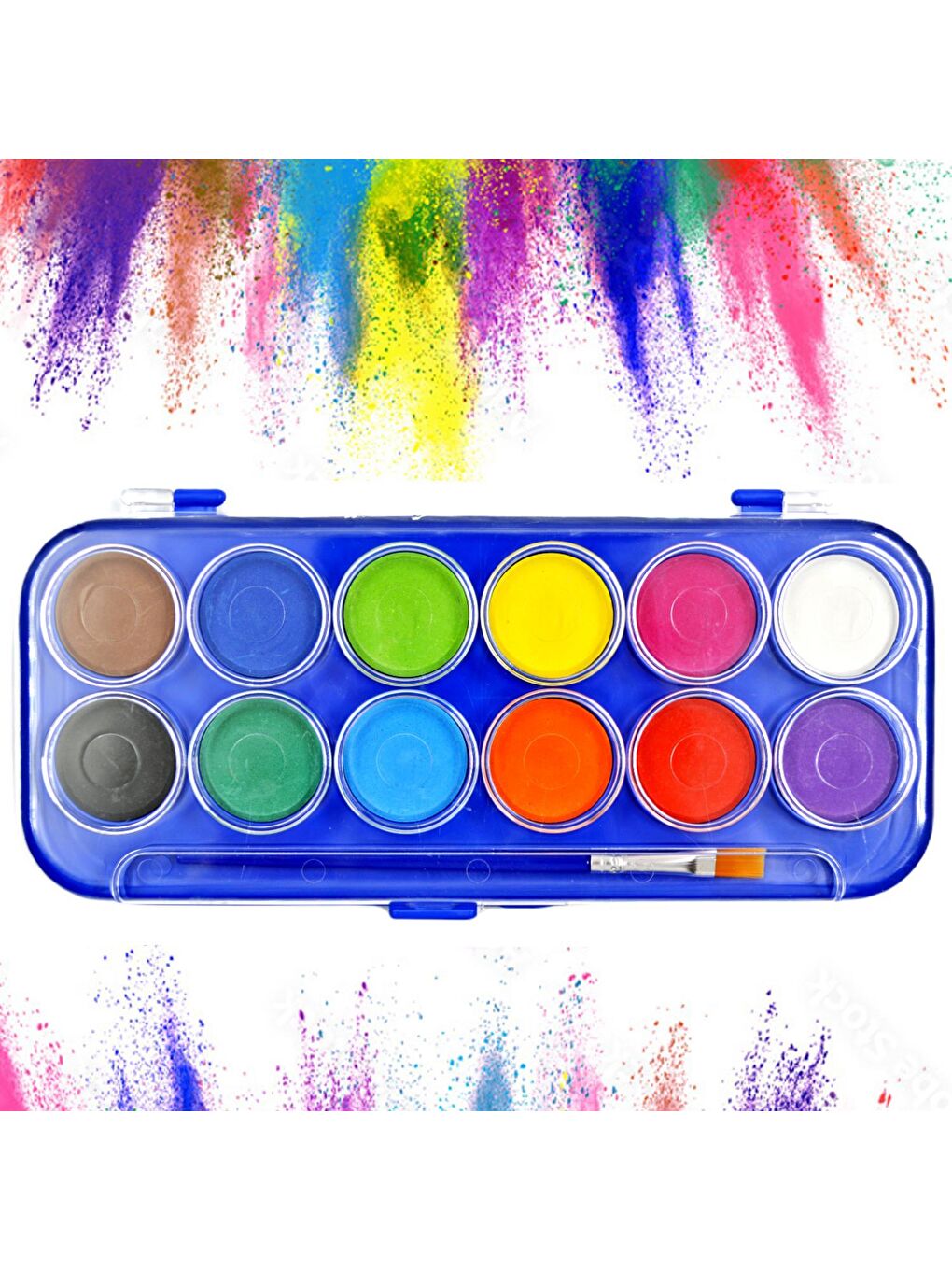 Kids 3’lü Okul Boya Seti – Kuru, Pastel ve Sulu Boya 12 Renk-3