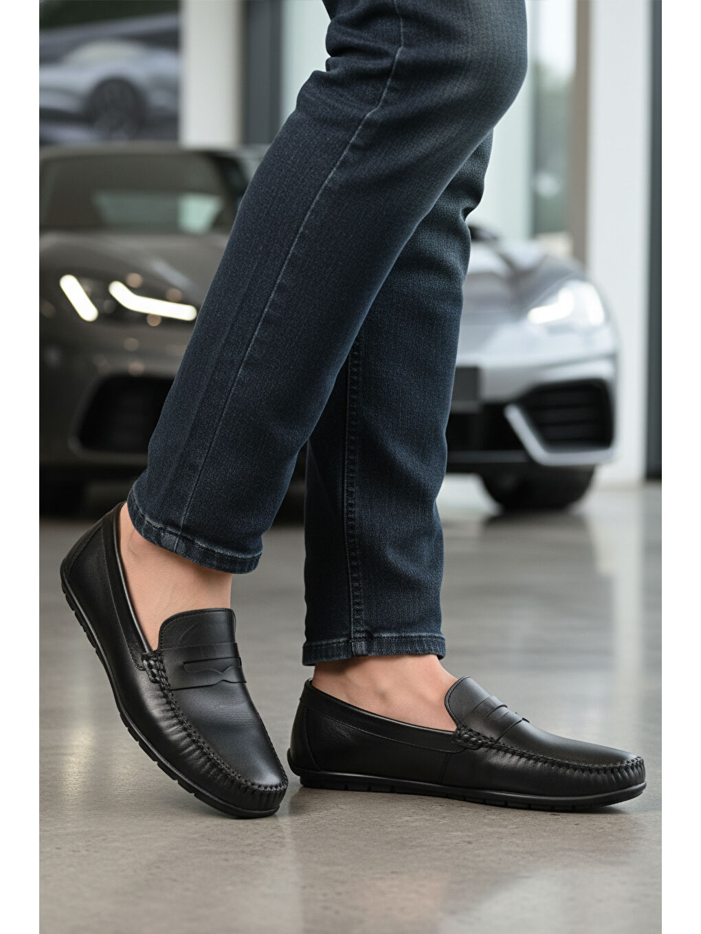 Siyah Hafif Esnek Erkek Casual Ayakkabı 1613 M-2