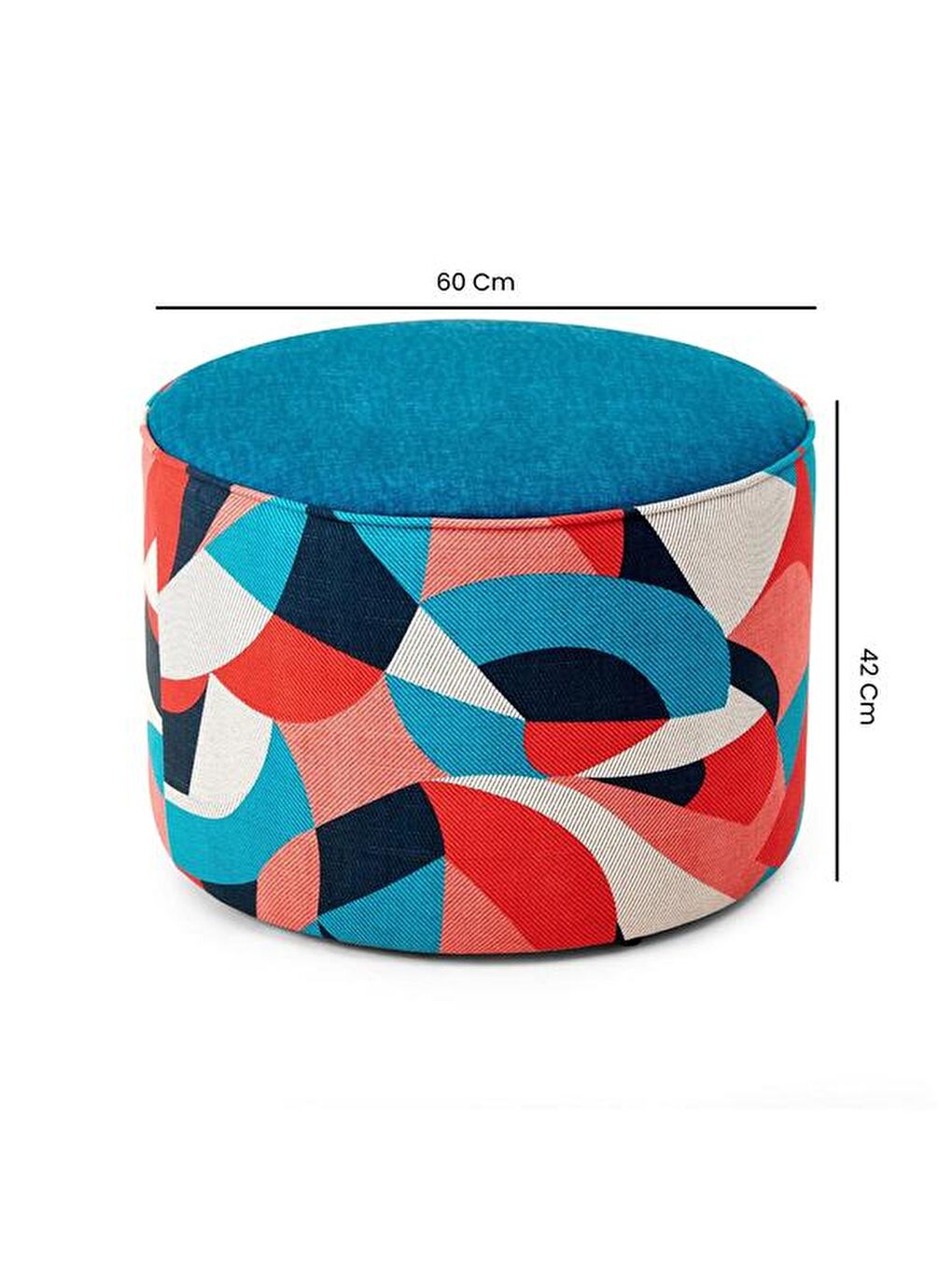 Karışık Efes Puf - Renkli-5