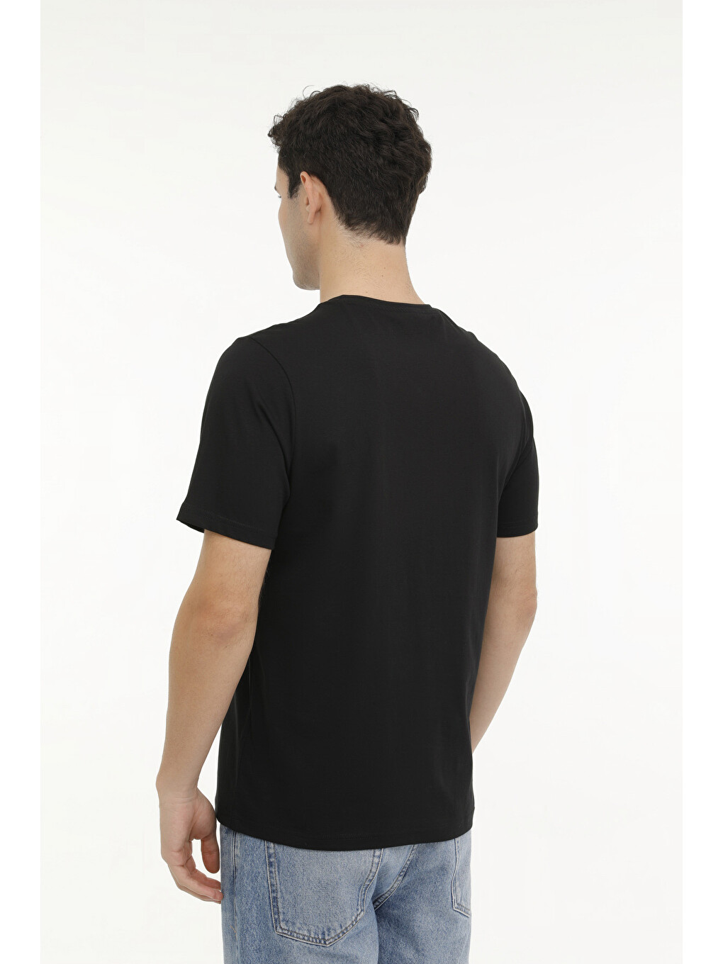 M-sn221 Bsc T-shırt 4fx Siyah Erkek Kısa Kol T-shirt-1