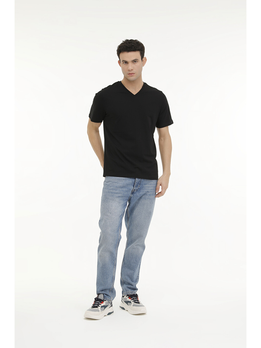 M-sn221 Bsc T-shırt 4fx Siyah Erkek Kısa Kol T-shirt-2