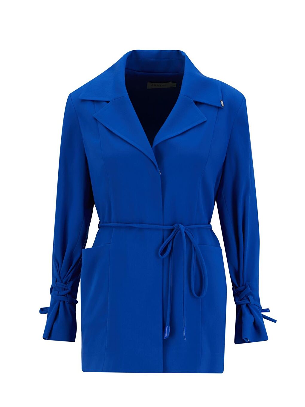 Mavi Kordon Ve Çıtçıt Detaylı Takım 24K6902 Kobalt-5