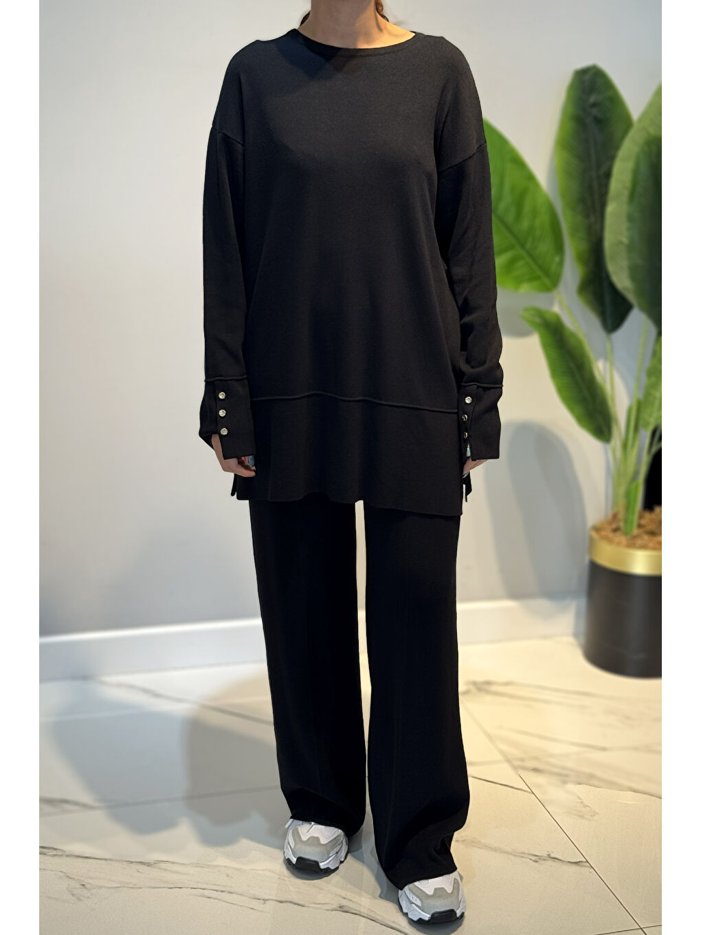 Basic Triko Takım 36211 Siyah