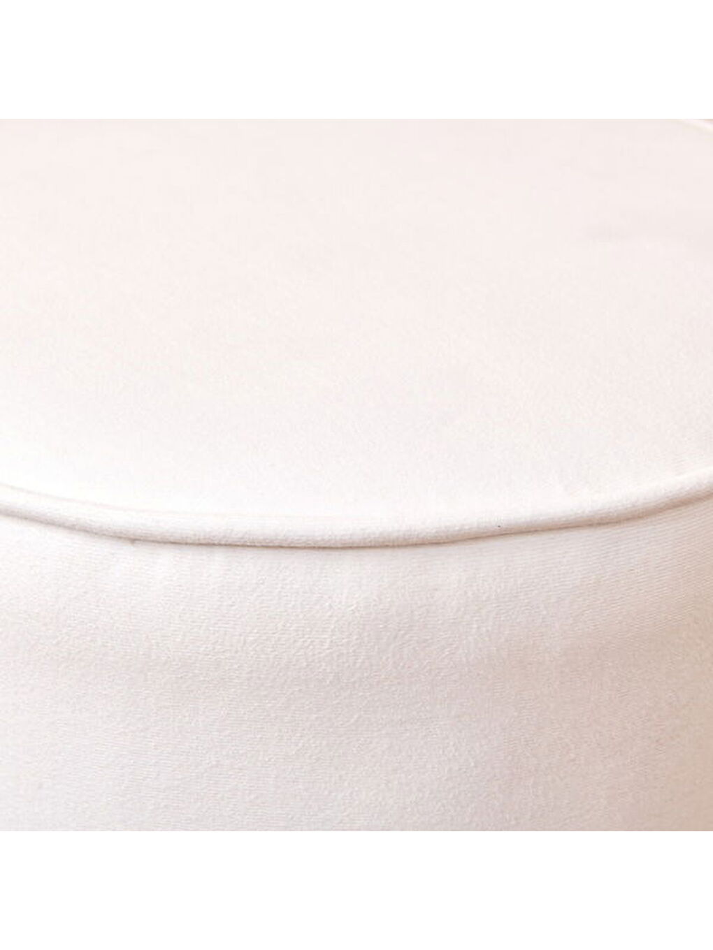 Ethnic Puf - Beyaz / Siyah - 41x39x39 cm-1