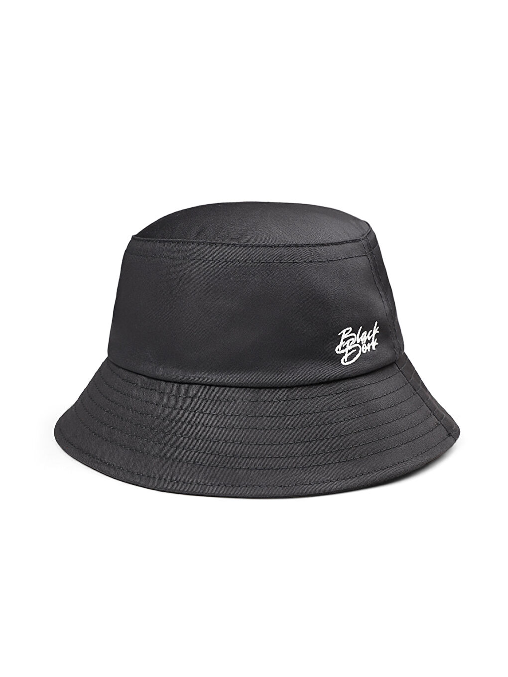 BlackBörk Turuncu Bucket Ayı - 8BS Kod Logolu Unisex Siyah Şapka (Cap) - 3