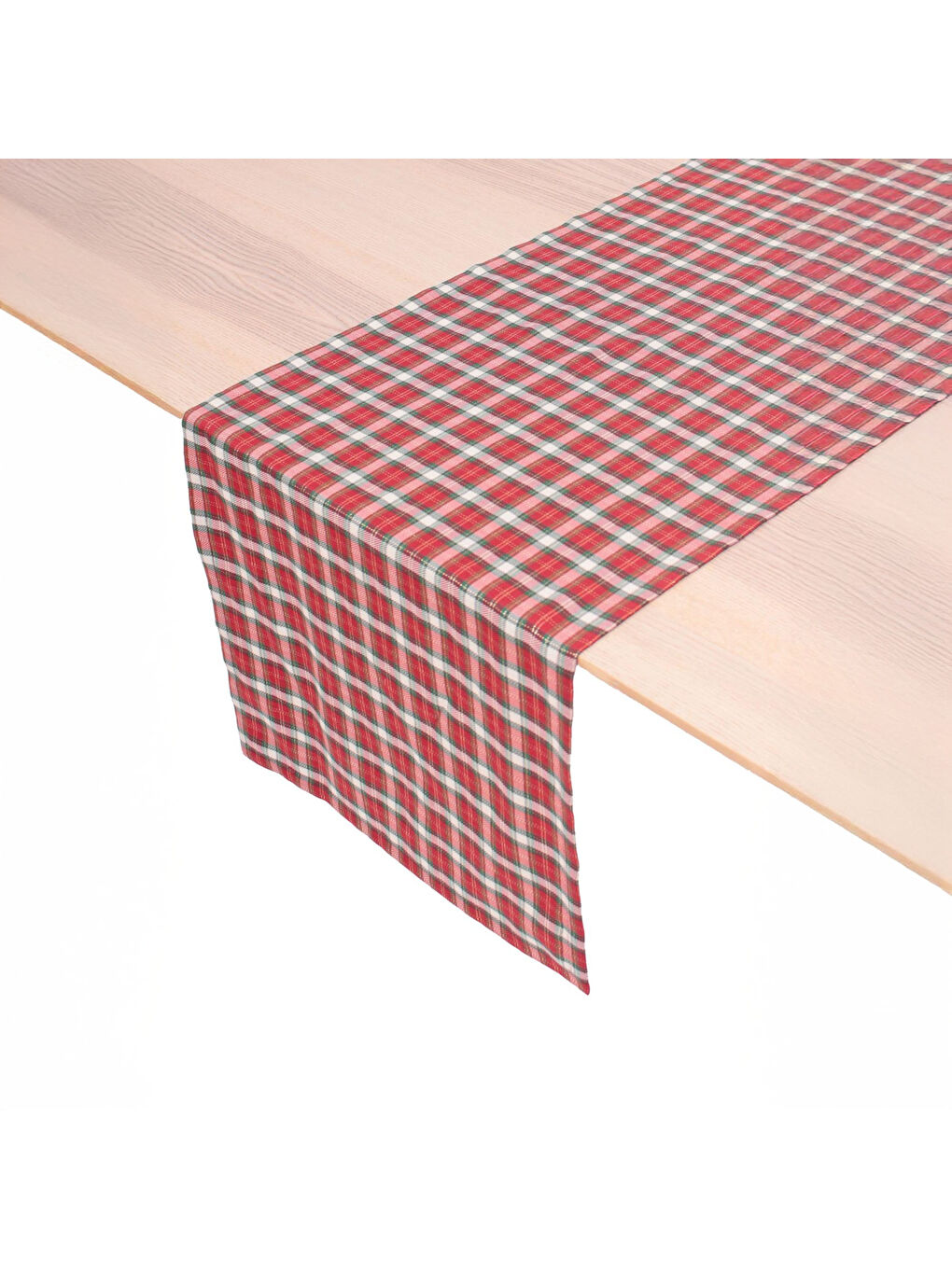 Karışık Soft Ekose Runner - Renkli - 50x150 cm-1