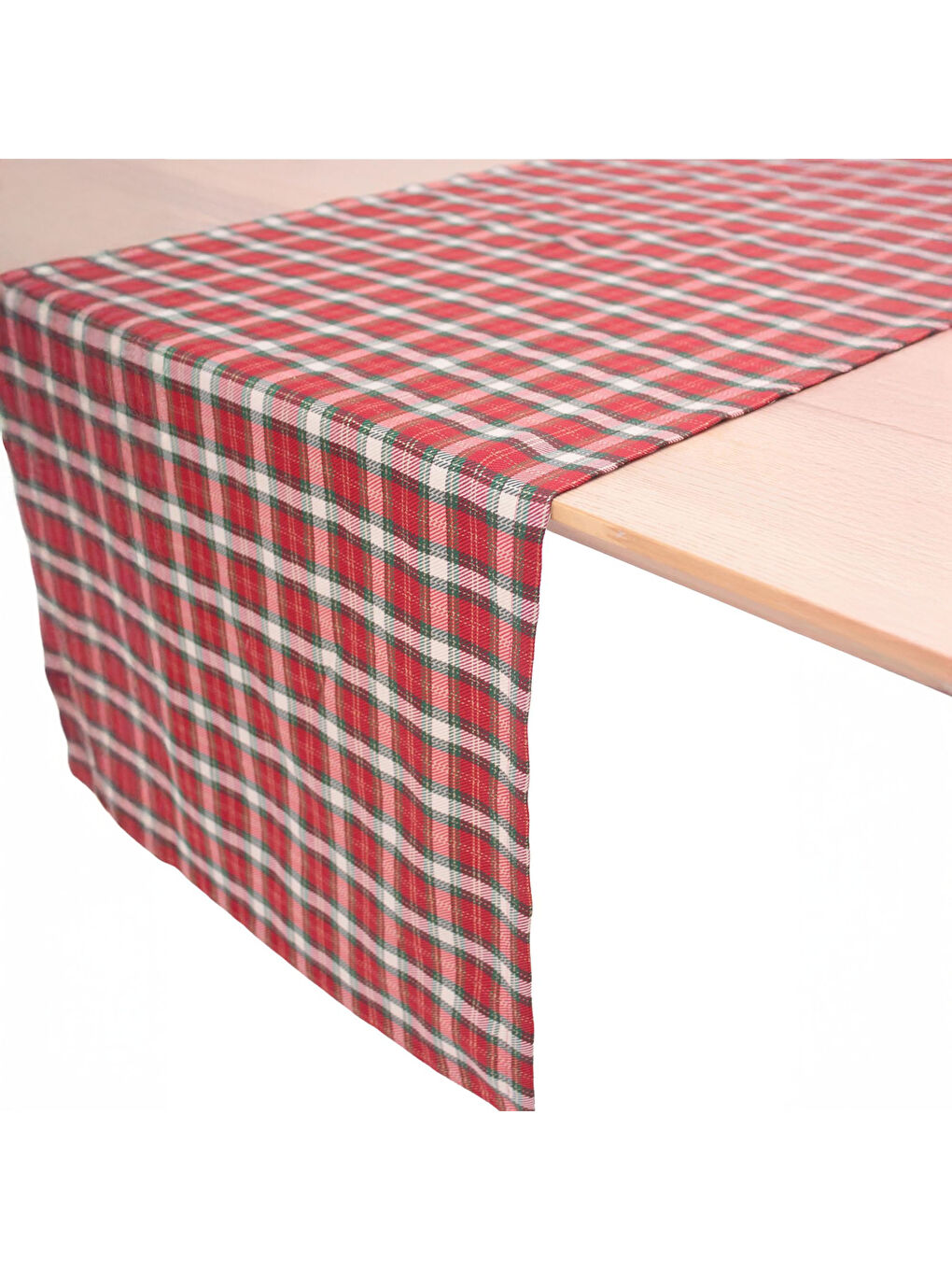 Karışık Soft Ekose Runner - Renkli - 50x150 cm-2