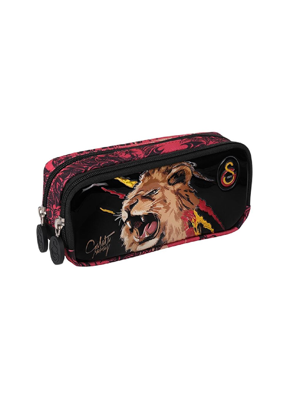 2 Bölmeli Kükreyen Aslan Okul Sırt Çantası Çantası+Kalemlik-3