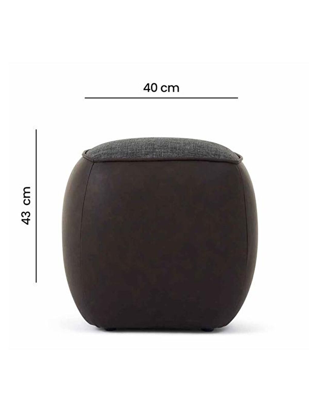 May Puf - Kahverengi-6