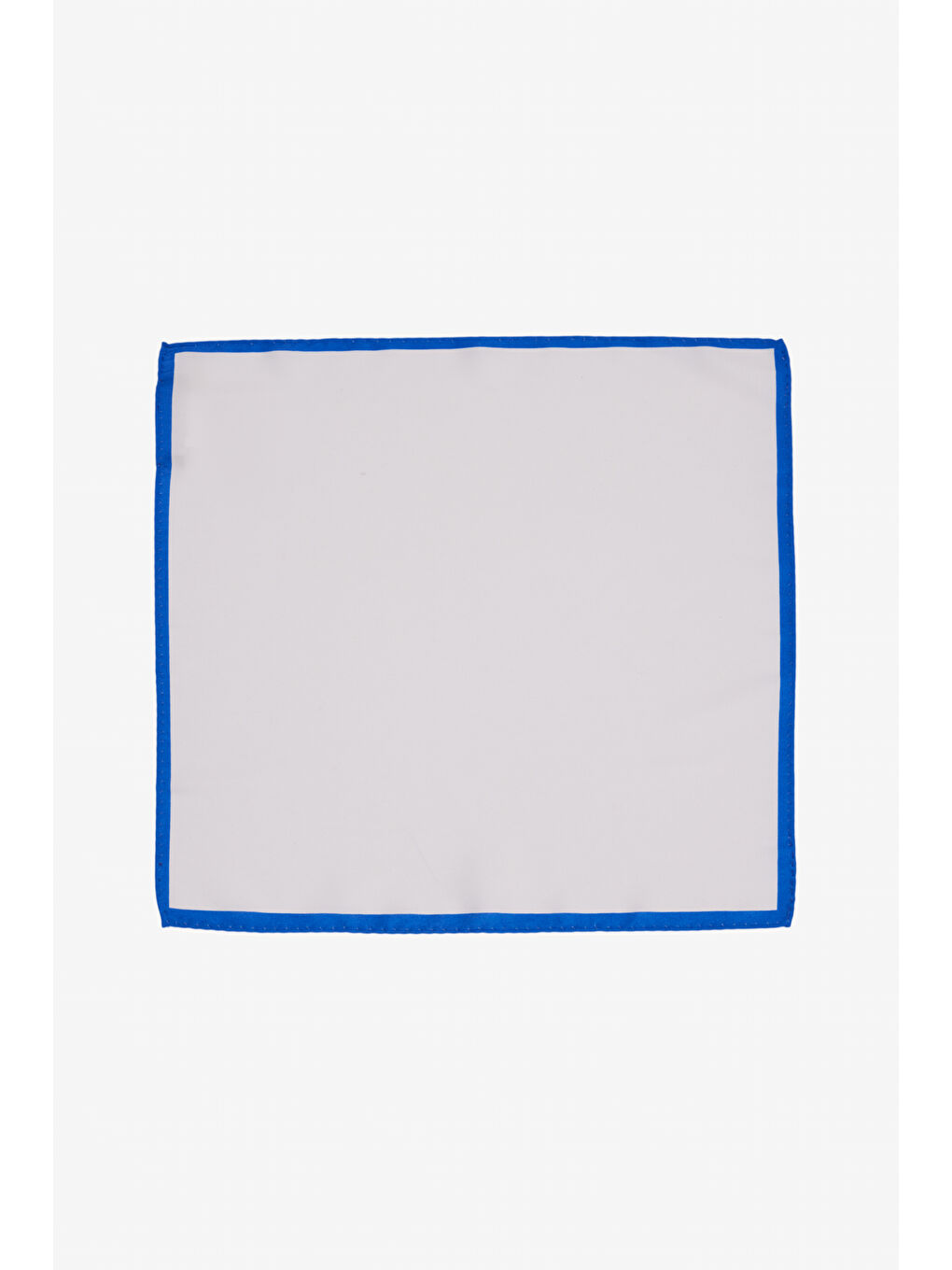 Erkek Beyaz-Saks Desenli Mendil