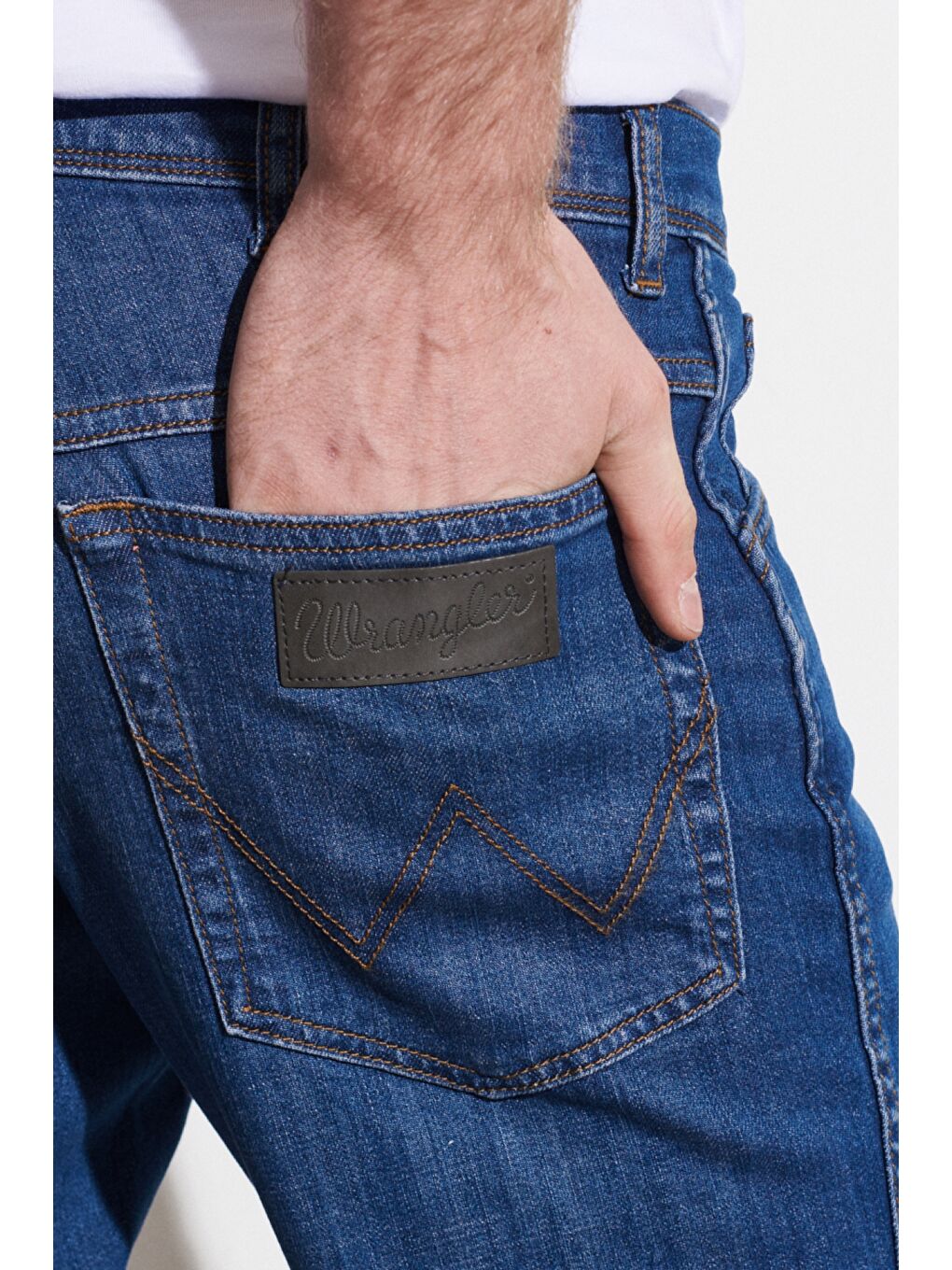 Texas Regular Tapered Fit Düşük Bel Mavi Esnek Jean Pantolon-4