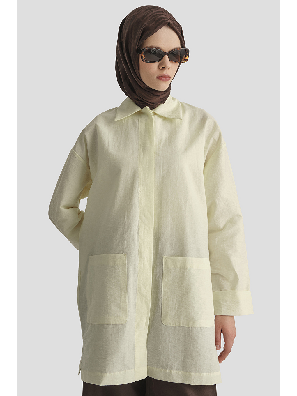 Pamuk Karışımlı Kap Açık Sarı-2