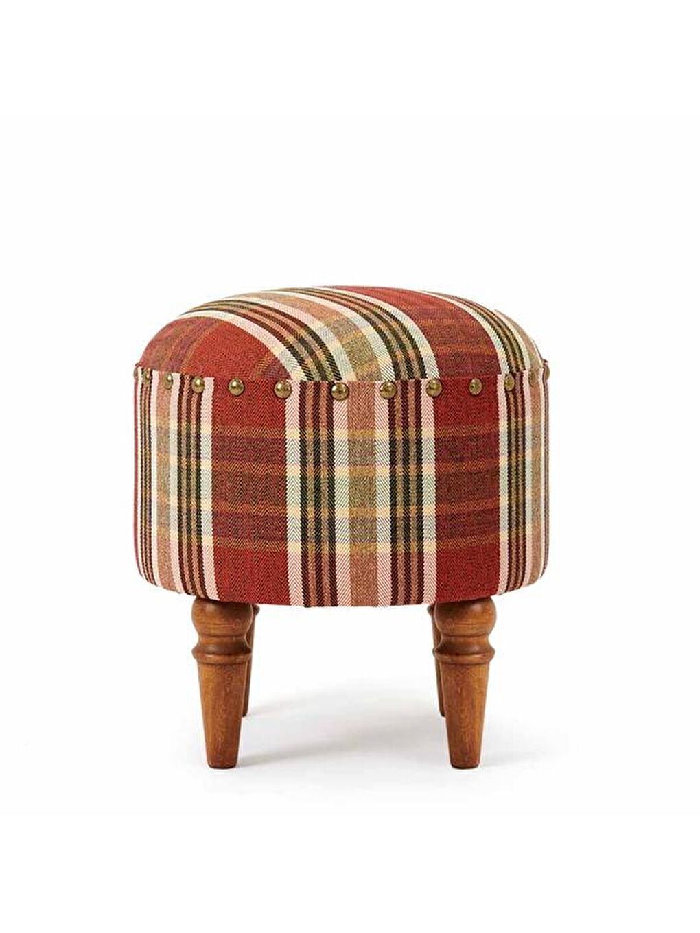 Karışık Triport Puf - Ekose-4