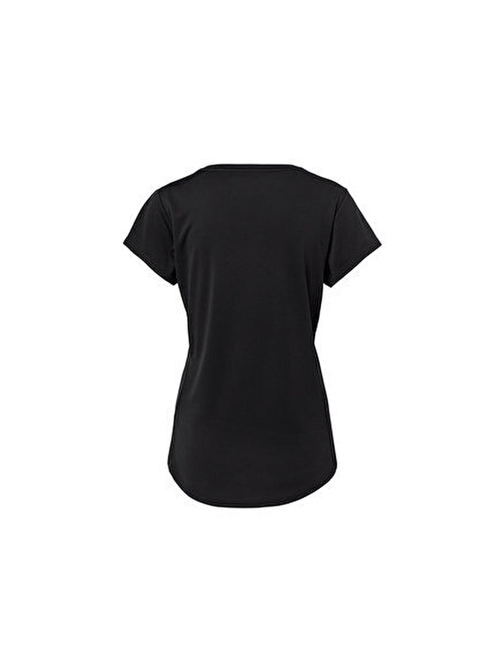 Kadın Spor Üst, Kısa Kol, Siyah-4