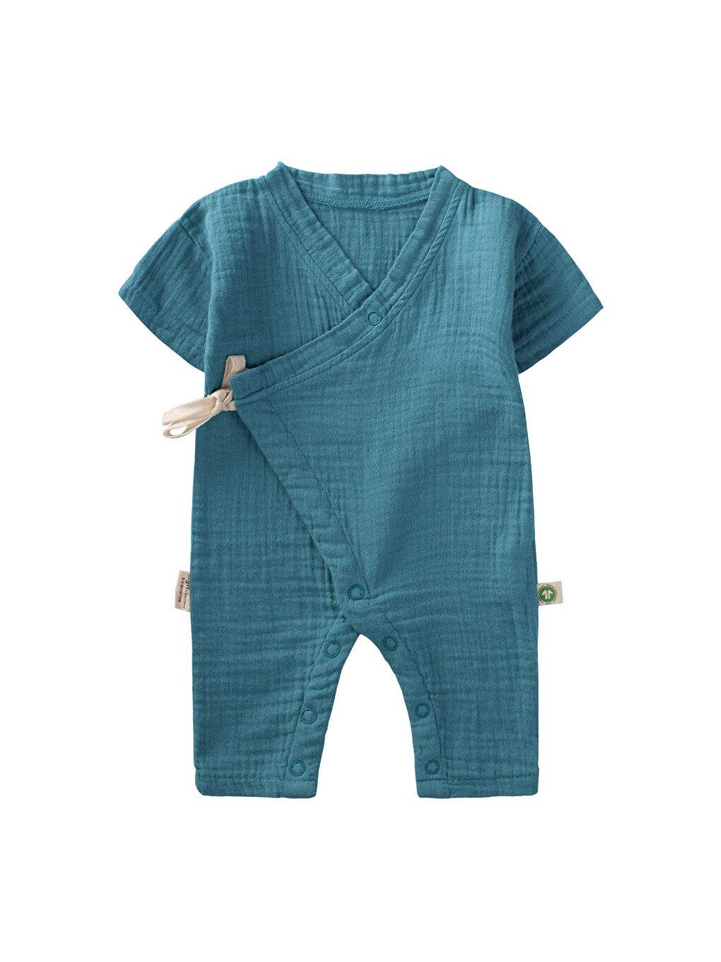 Turkuaz Kız Çocuk Müslin Tulum