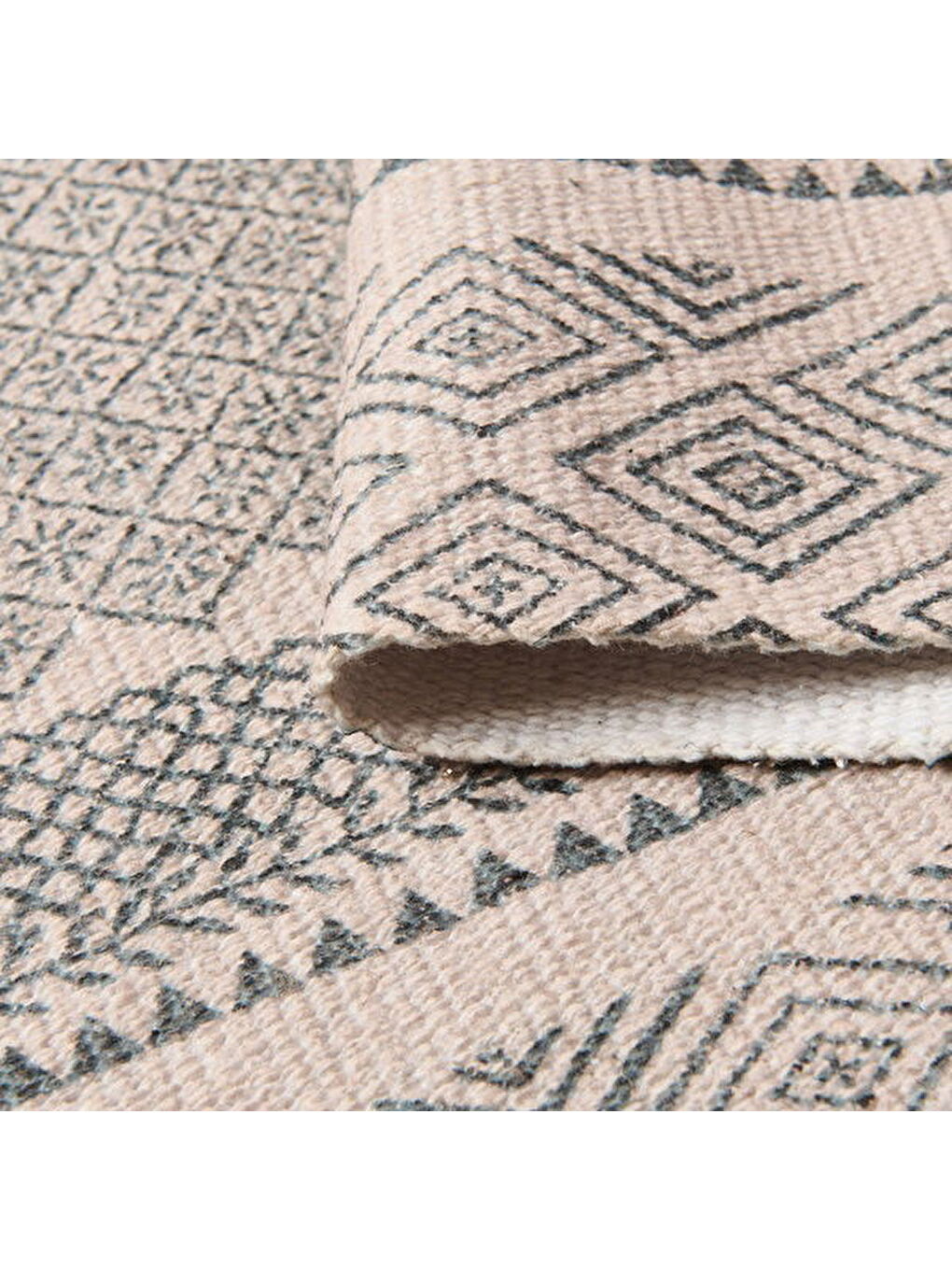 Soft Nipu Kilim - Gri - 80x150 cm-8