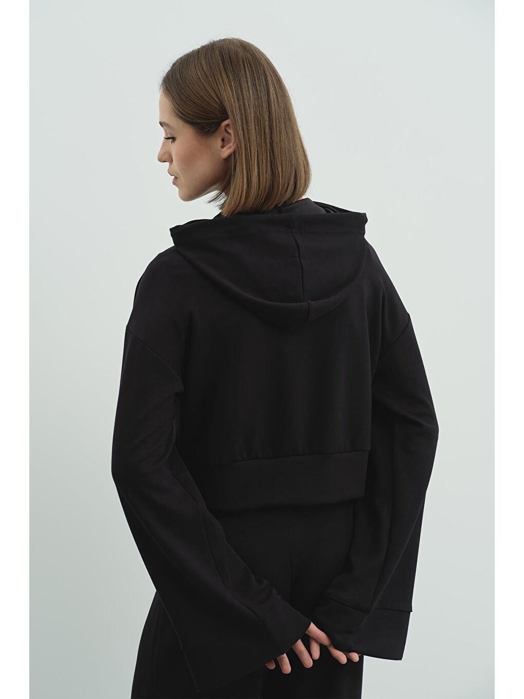 Pure Touch Kapüşonlu Sweat Siyah-2