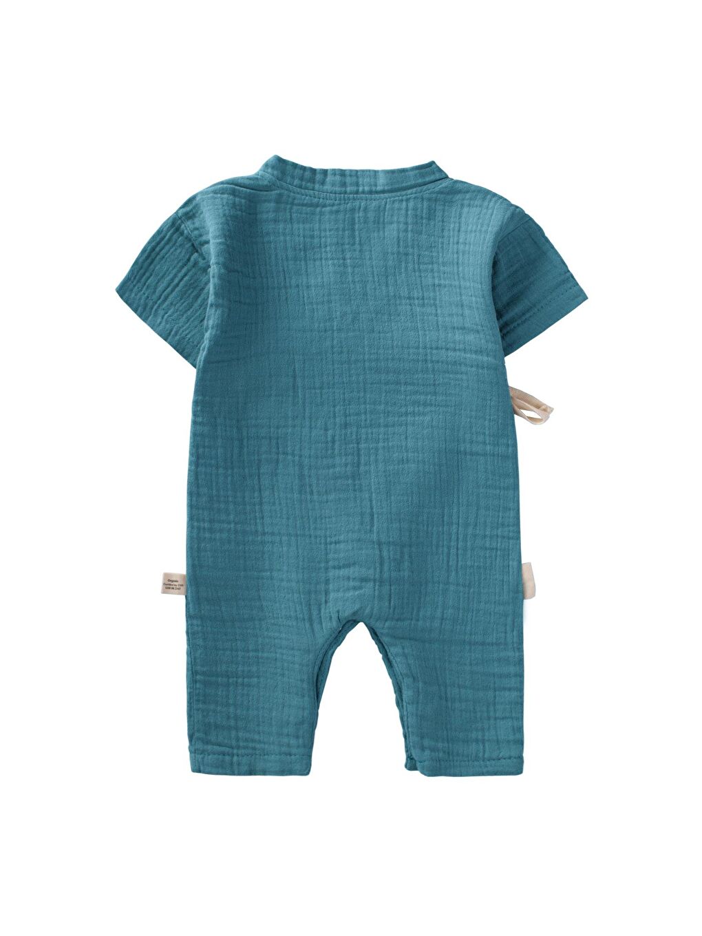 Turkuaz Kız Çocuk Müslin Tulum-1