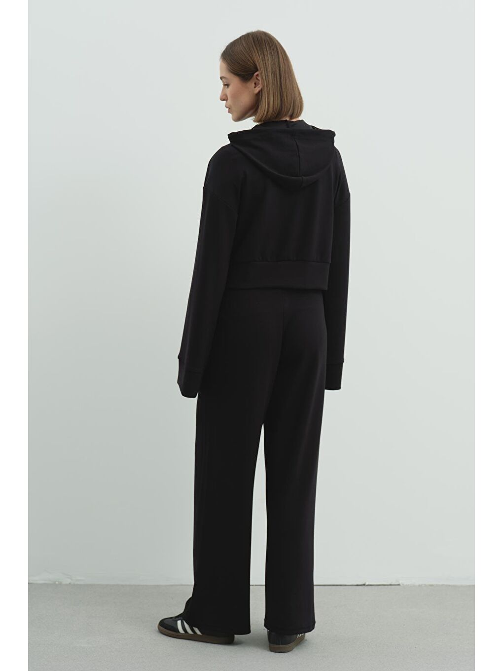 Pure Touch Kapüşonlu Sweat Siyah-5