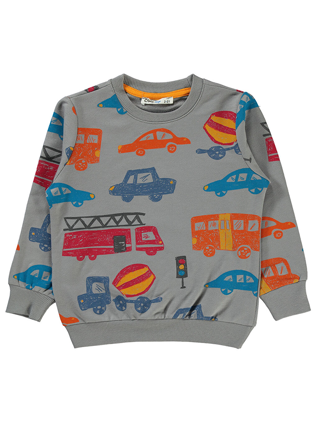 Civil Boys Erkek Çocuk Sweatshirt 2-5 Yaş Gri