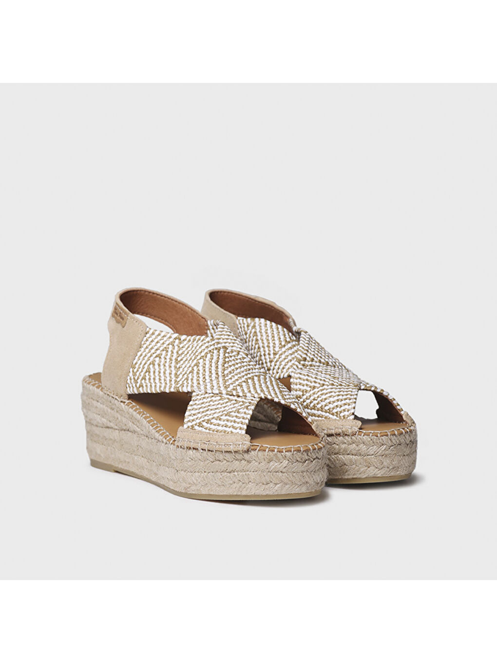 Bej Kadın Sandalet Masai Pedra-1