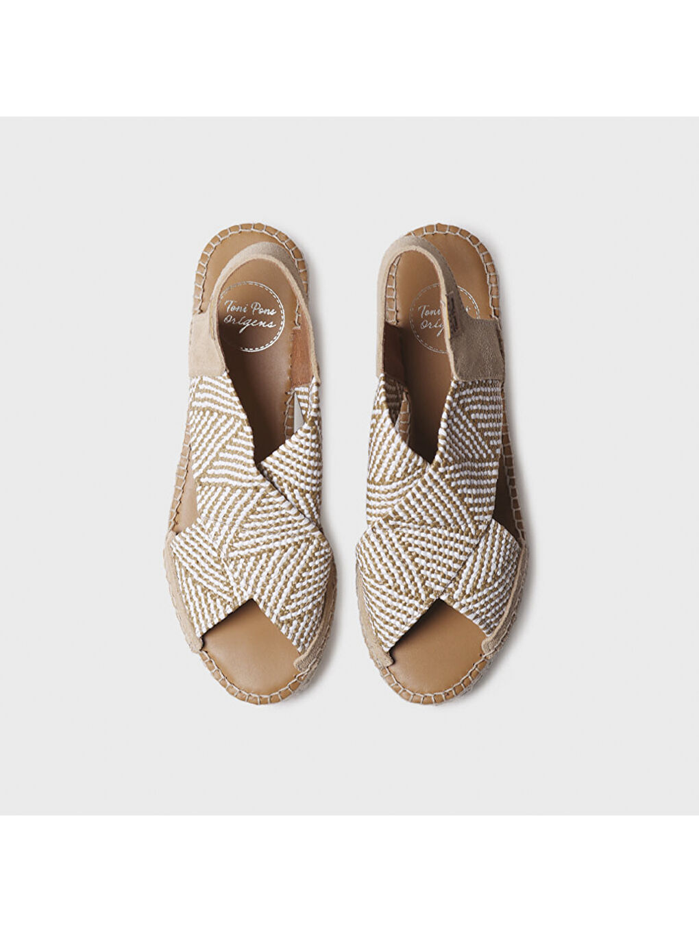 Bej Kadın Sandalet Masai Pedra-2