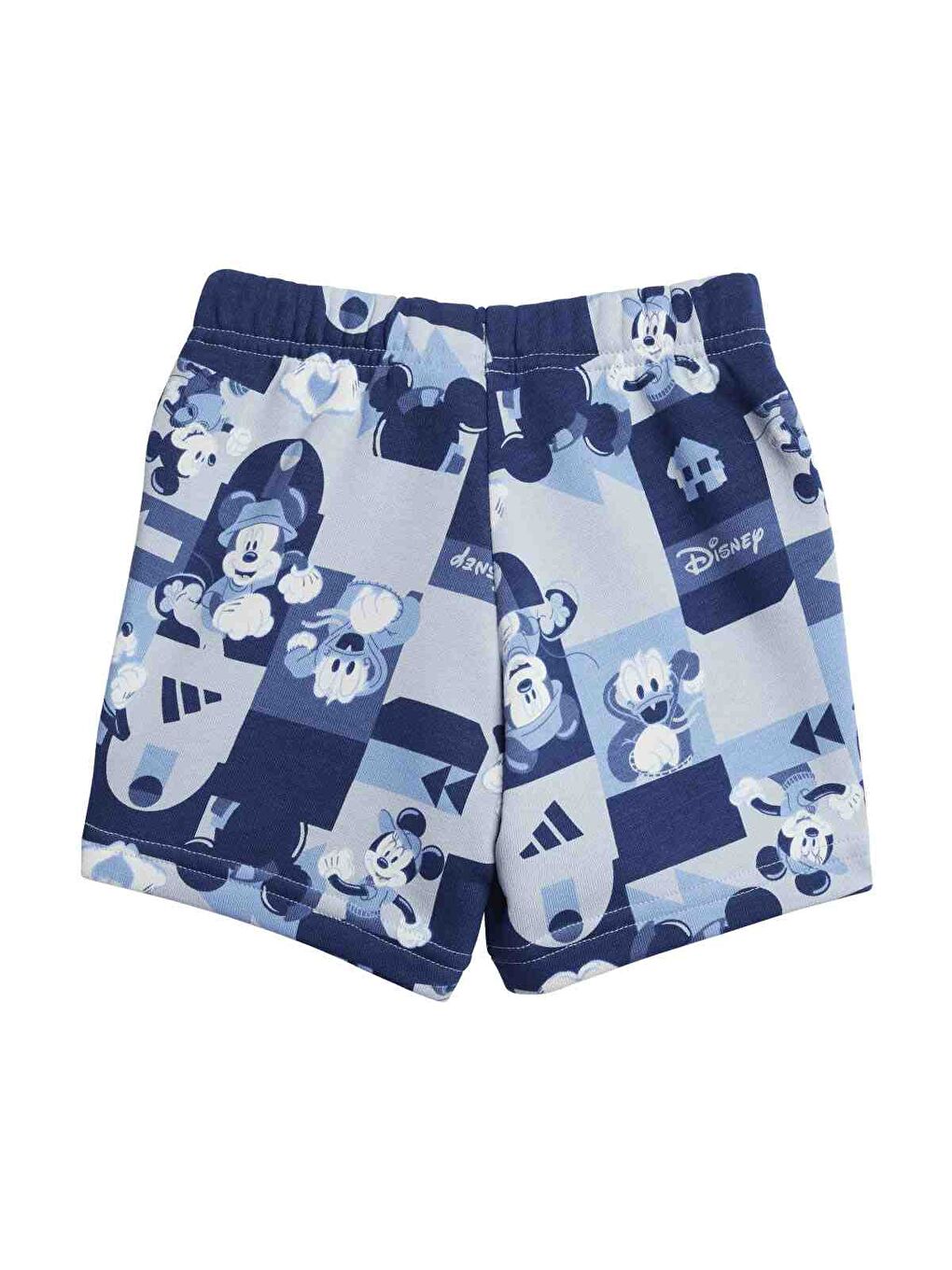 Lacivert Mickey Mouse Bebek Yuvarlak Yaka Eşofman Takımı-3