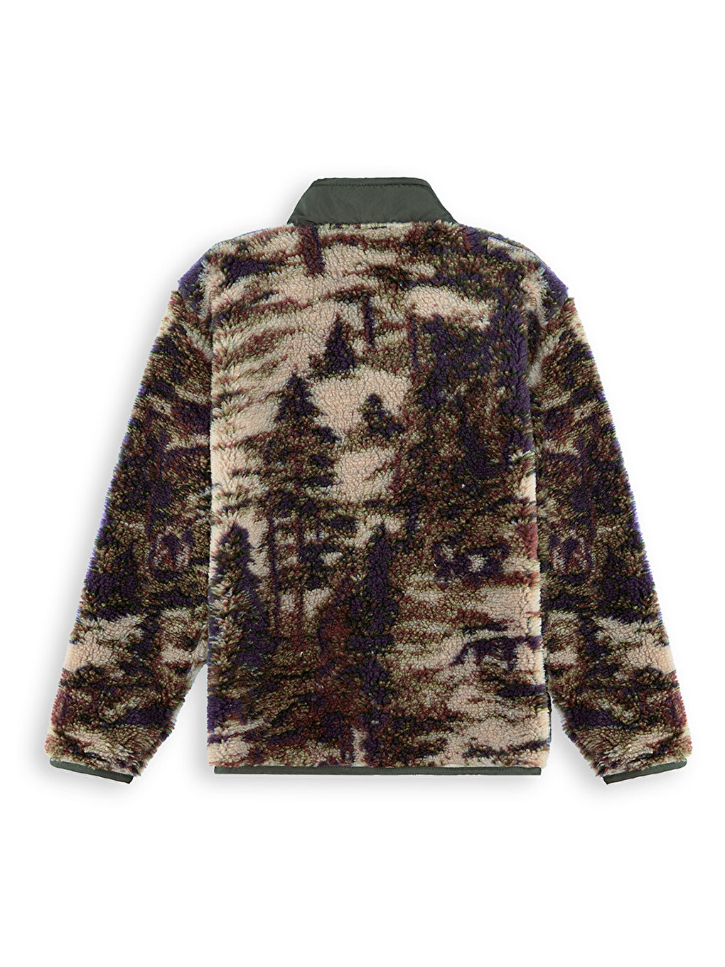 Haki Erkek Çocuk Pelüş Mont-3