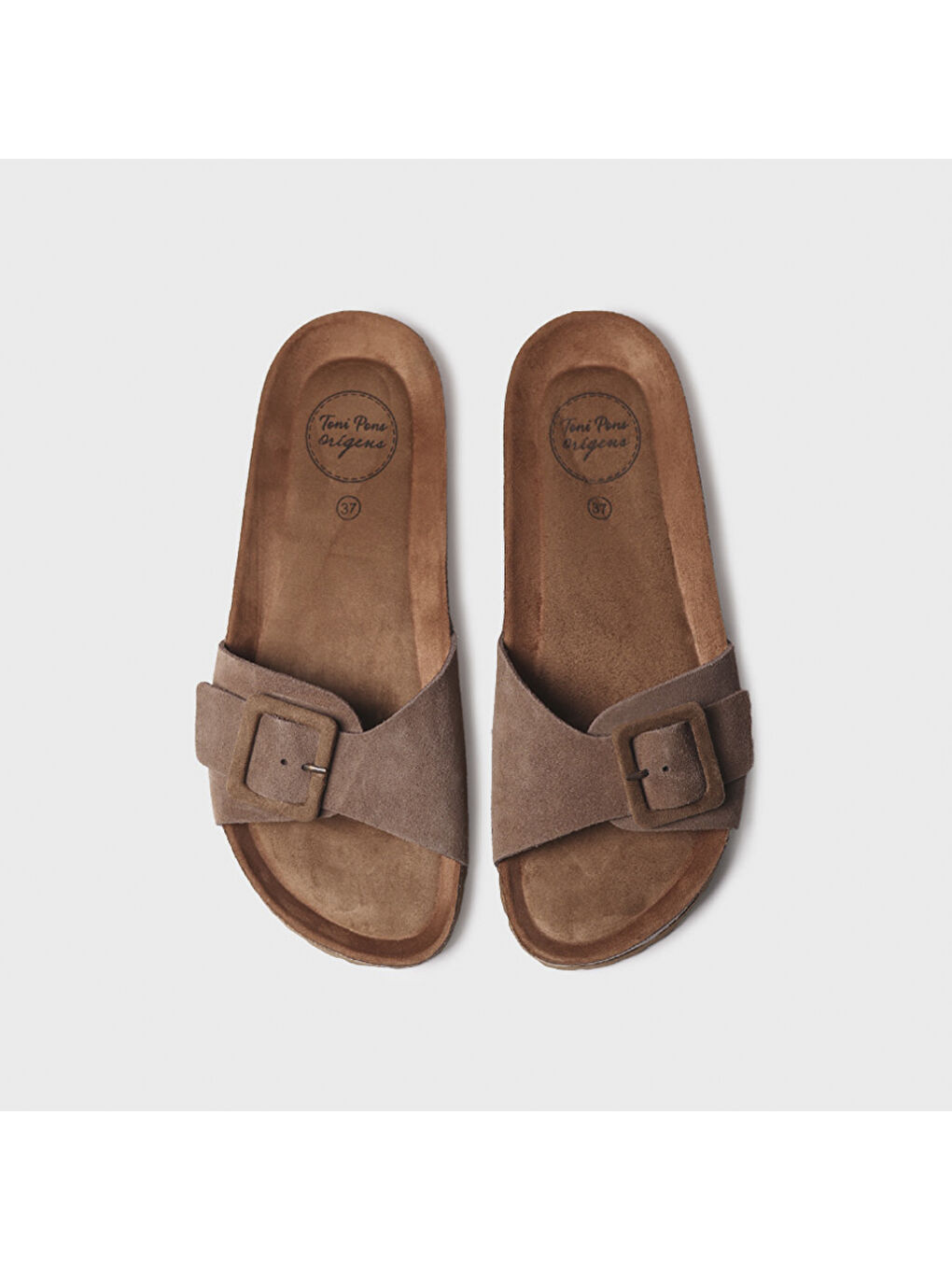 Kahverengi Kadın Terlik Glide-QT Taupe-2