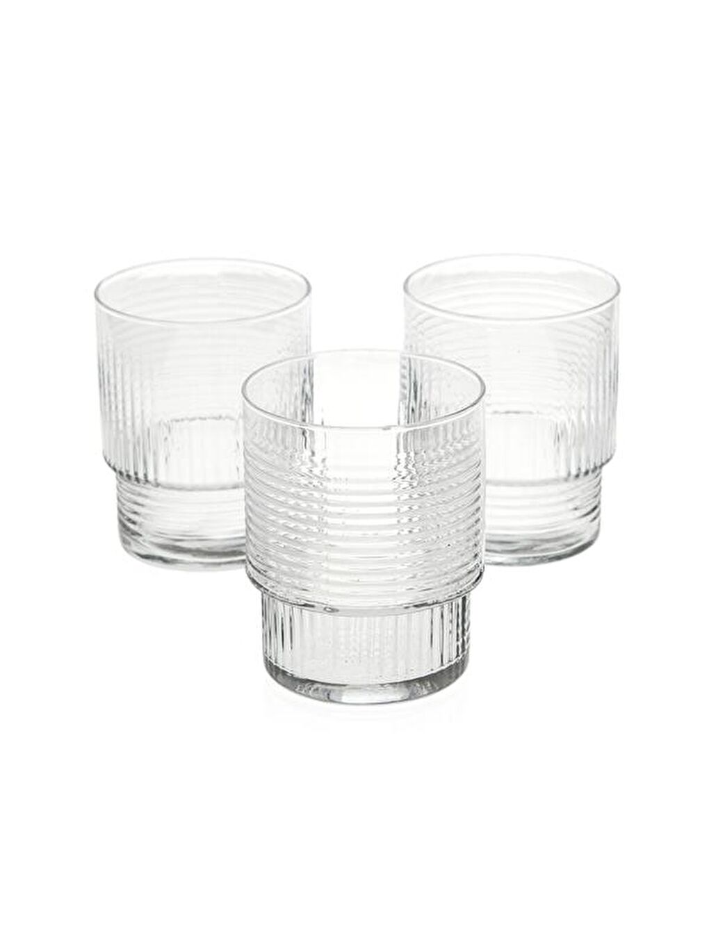 Renksiz Helen 3'lü Bardak Seti - 325 ml-3