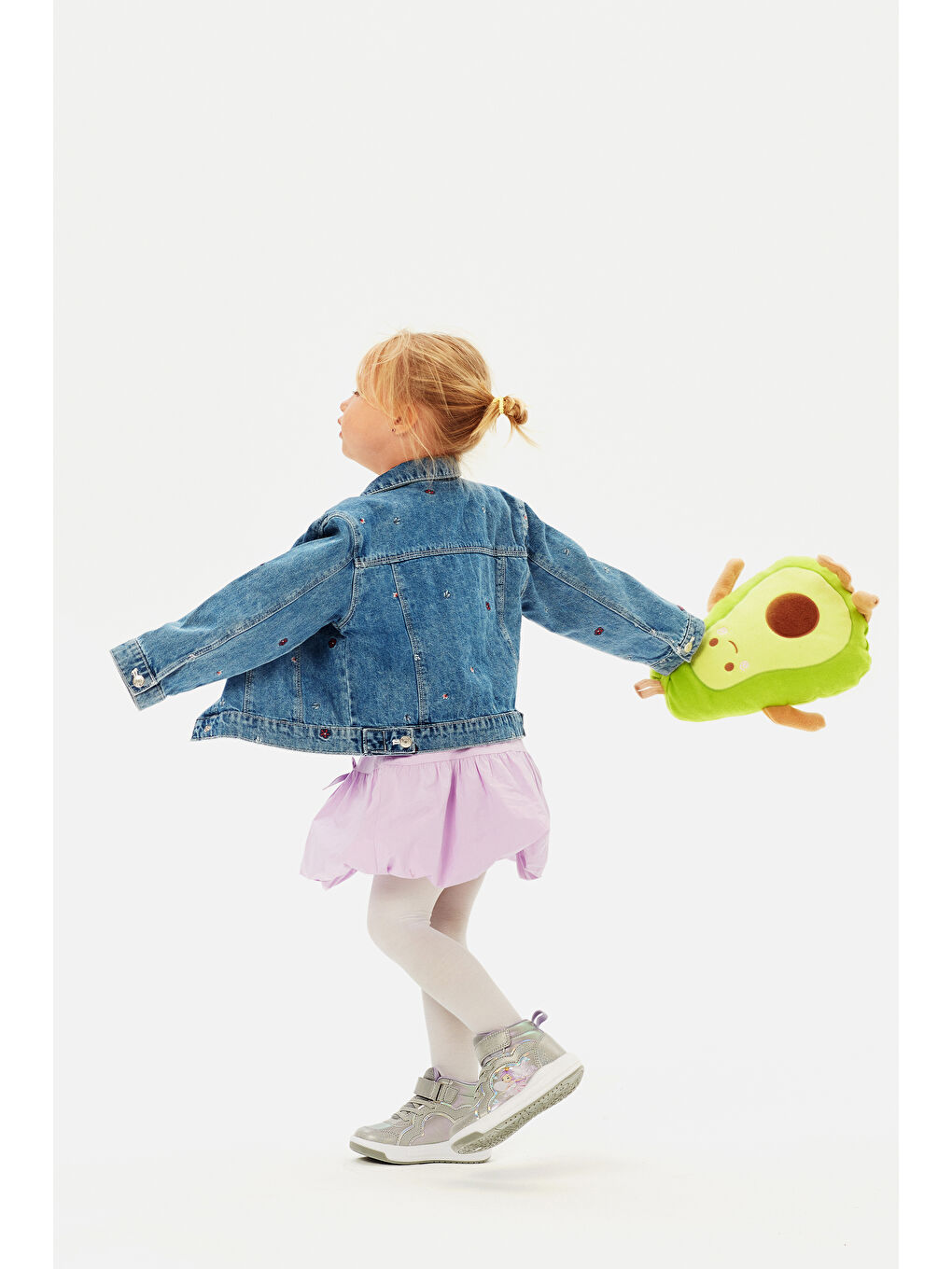 Gri Klint Işıklı Kız Bebek Gümüş Bot-3