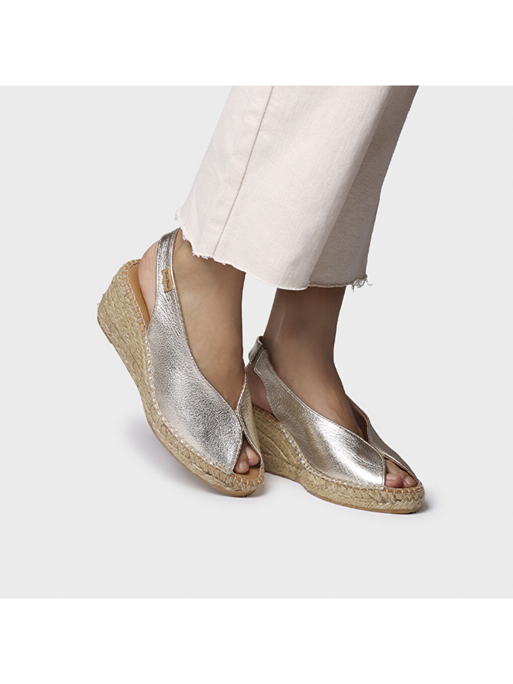 Gri Kadın Sandalet Laila-P Plati-3