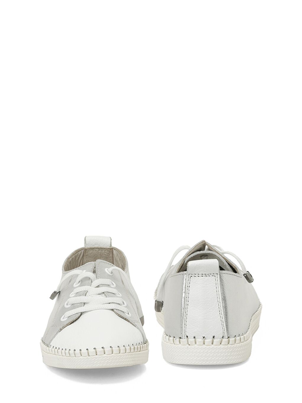 Gri 105475.Z5FX Gümüş Kadın Comfort Ayakkabı-4