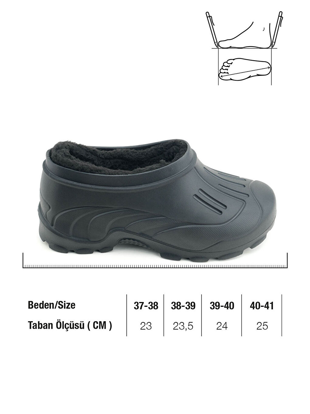 Siyah Erkek Kışlık İçi Pelüşlü Çıkarılıabilir Rahat Taban Kısa Eva Kar Bot-4