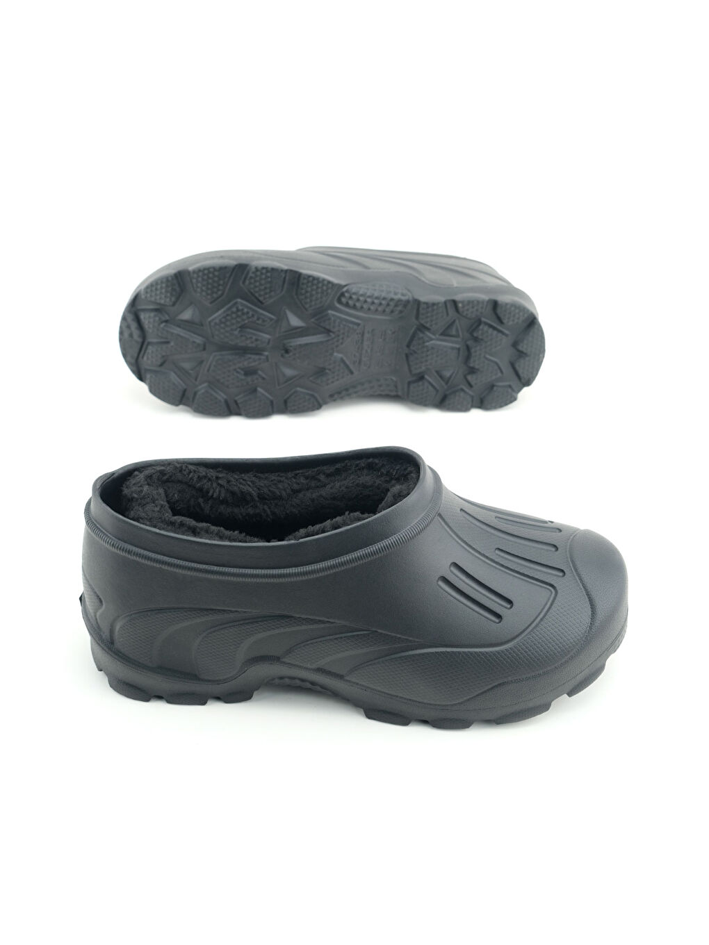 Siyah Erkek Kışlık İçi Pelüşlü Çıkarılıabilir Rahat Taban Kısa Eva Kar Bot-6