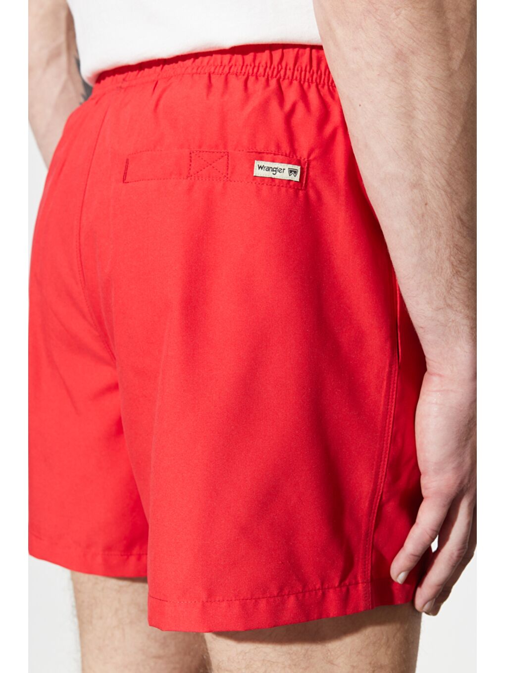 Regular Fit Normal Kesim Normal Bel Kırmızı Deniz Şortu-4