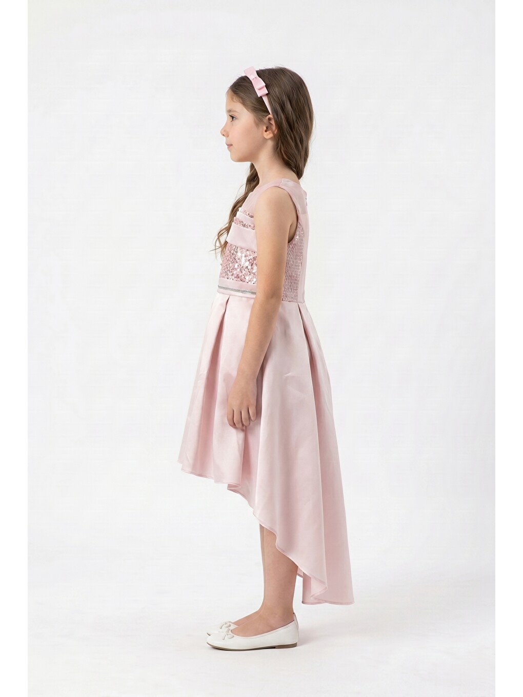 Pembe Kız Çocuk Abiye-1