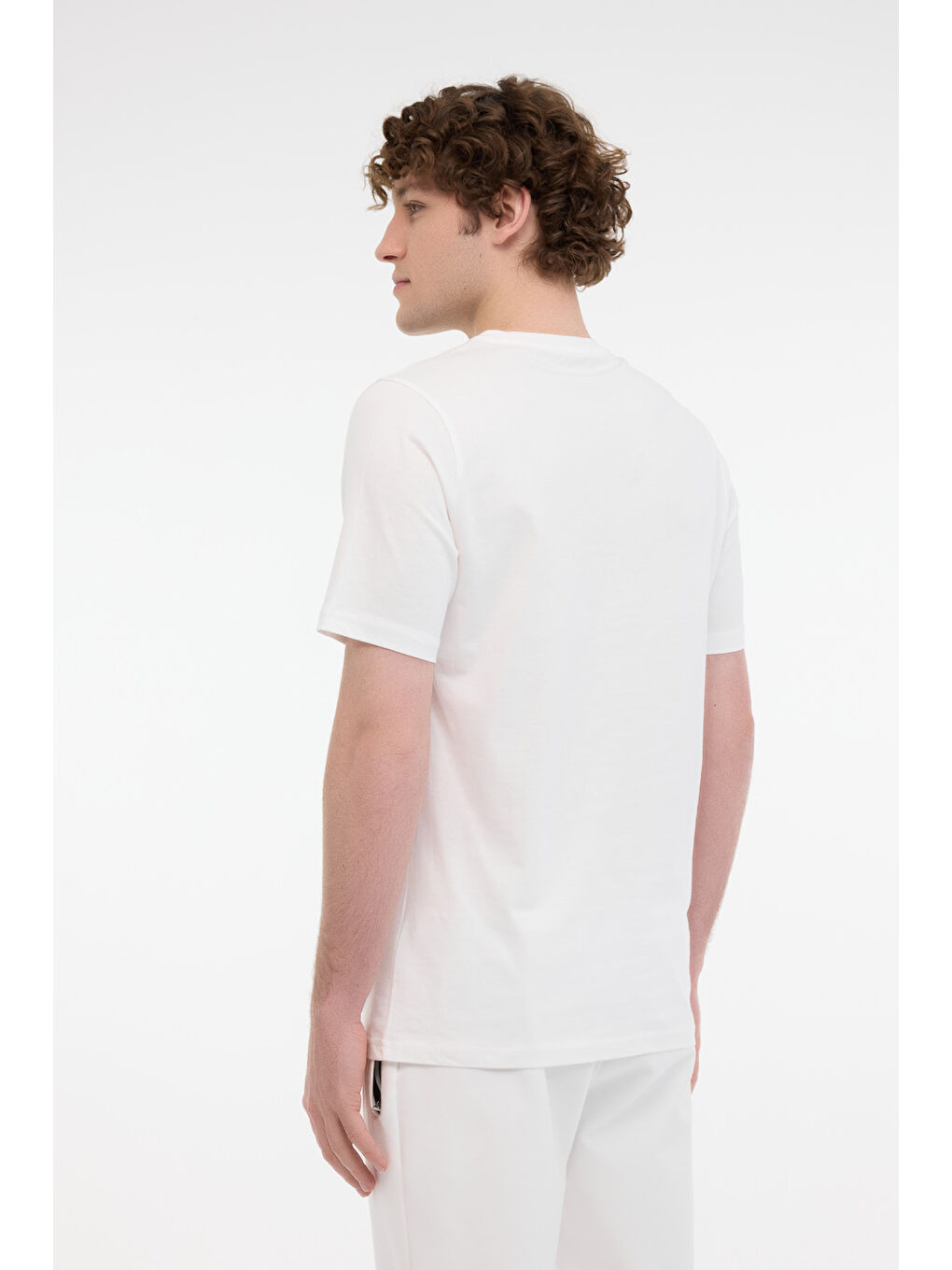 Bej ML MESUS 11URBNG2022 5FX Erkek Kısa Kol T-Shirt-1