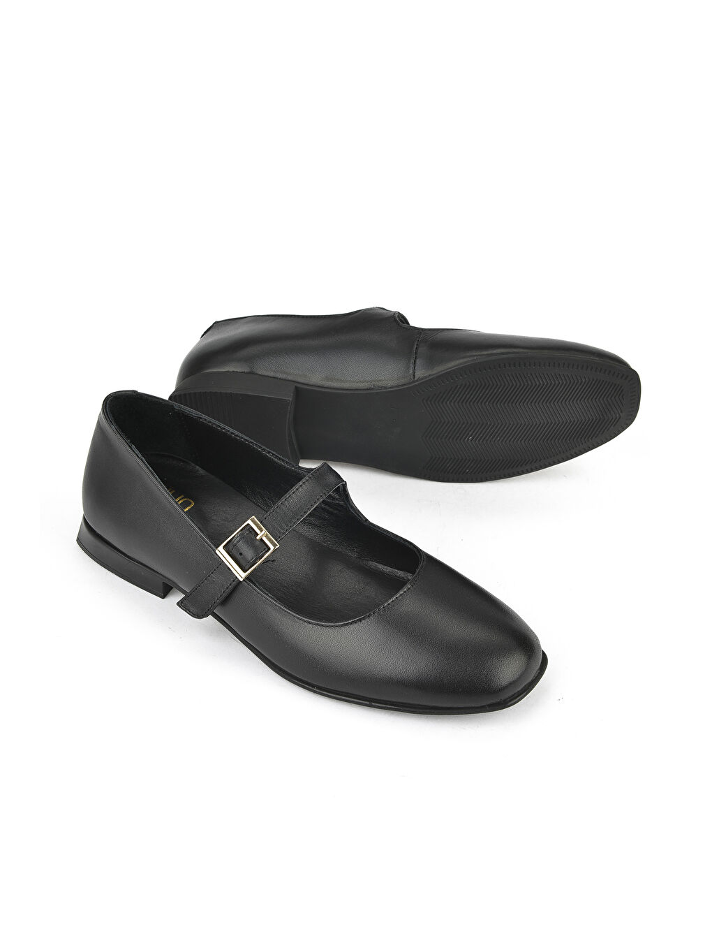 Kadın Hakiki Deri Babet 1531050Z25100780K Siyah-3