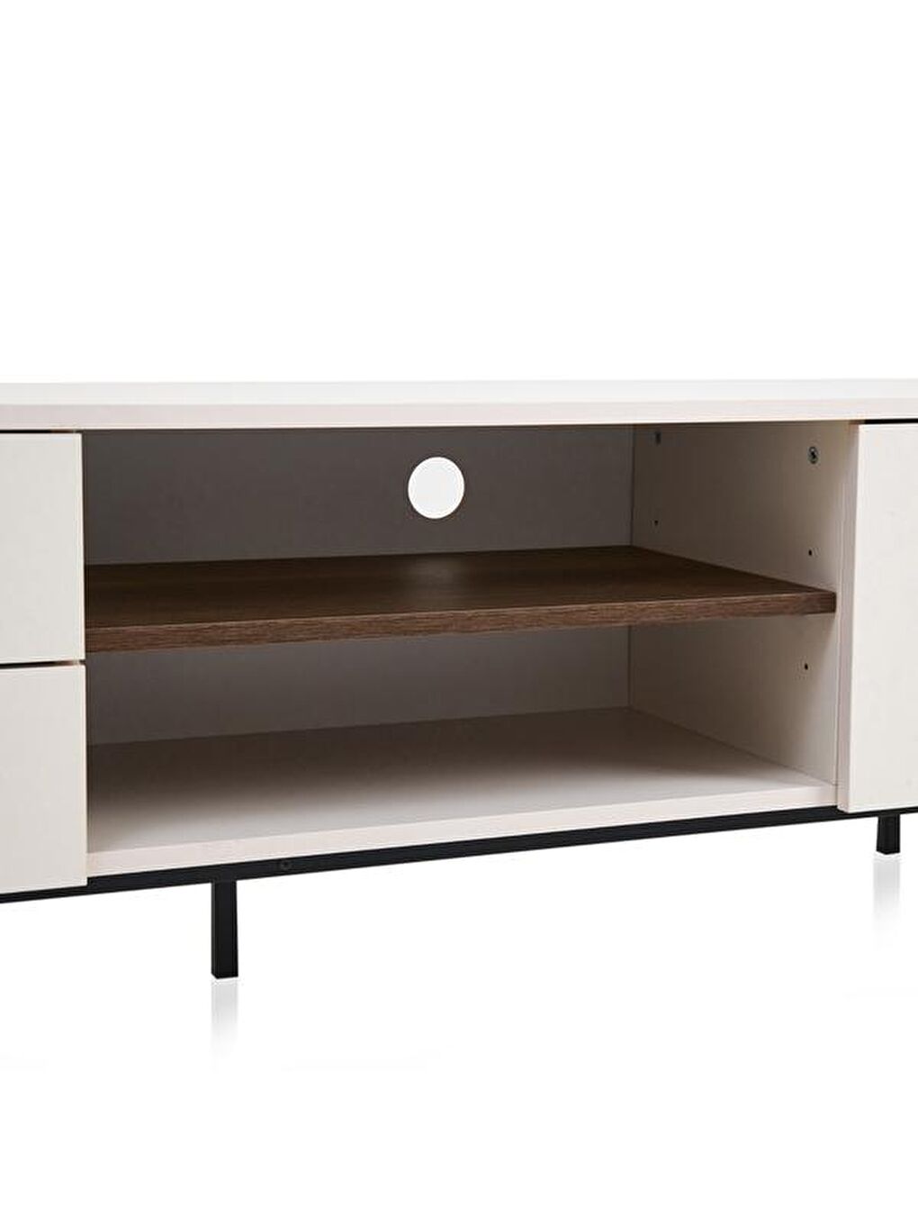 Kahverengi Royal Tv Ünitesi - Krem / Barok Ceviz-6