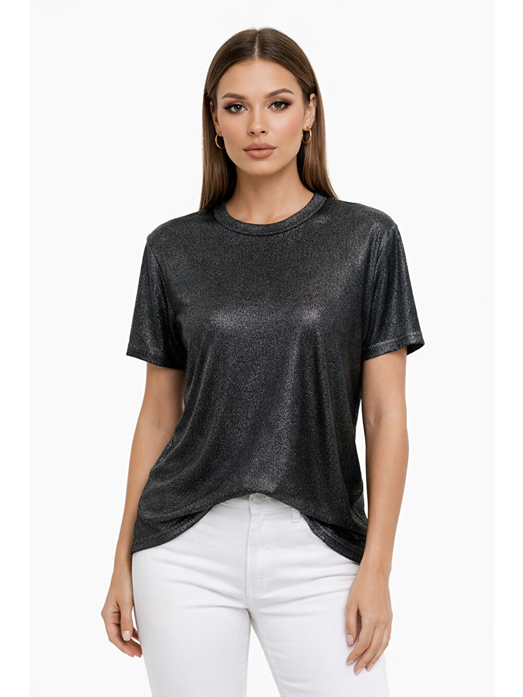 Romeo Kısa Kol Bluz 121 Siyah