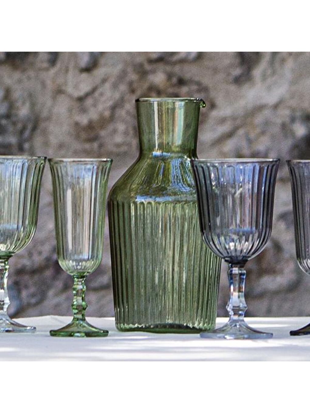 Splendid Karaf - Yeşil - 1000 ml