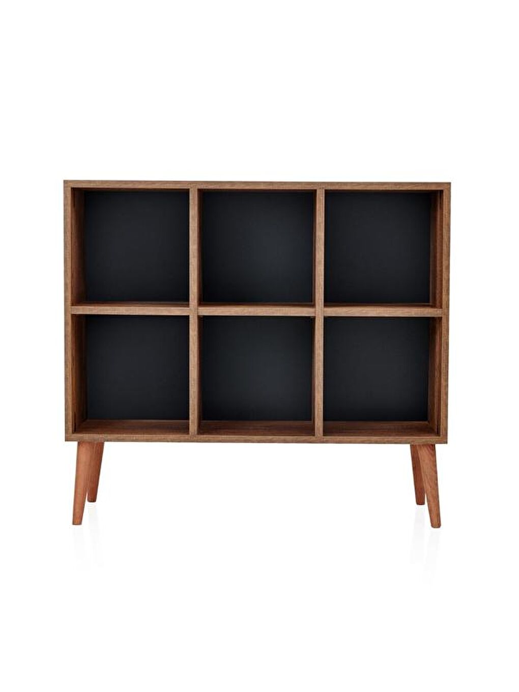 Kahverengi Paris Kutu Kitaplık - Barok Ceviz-3